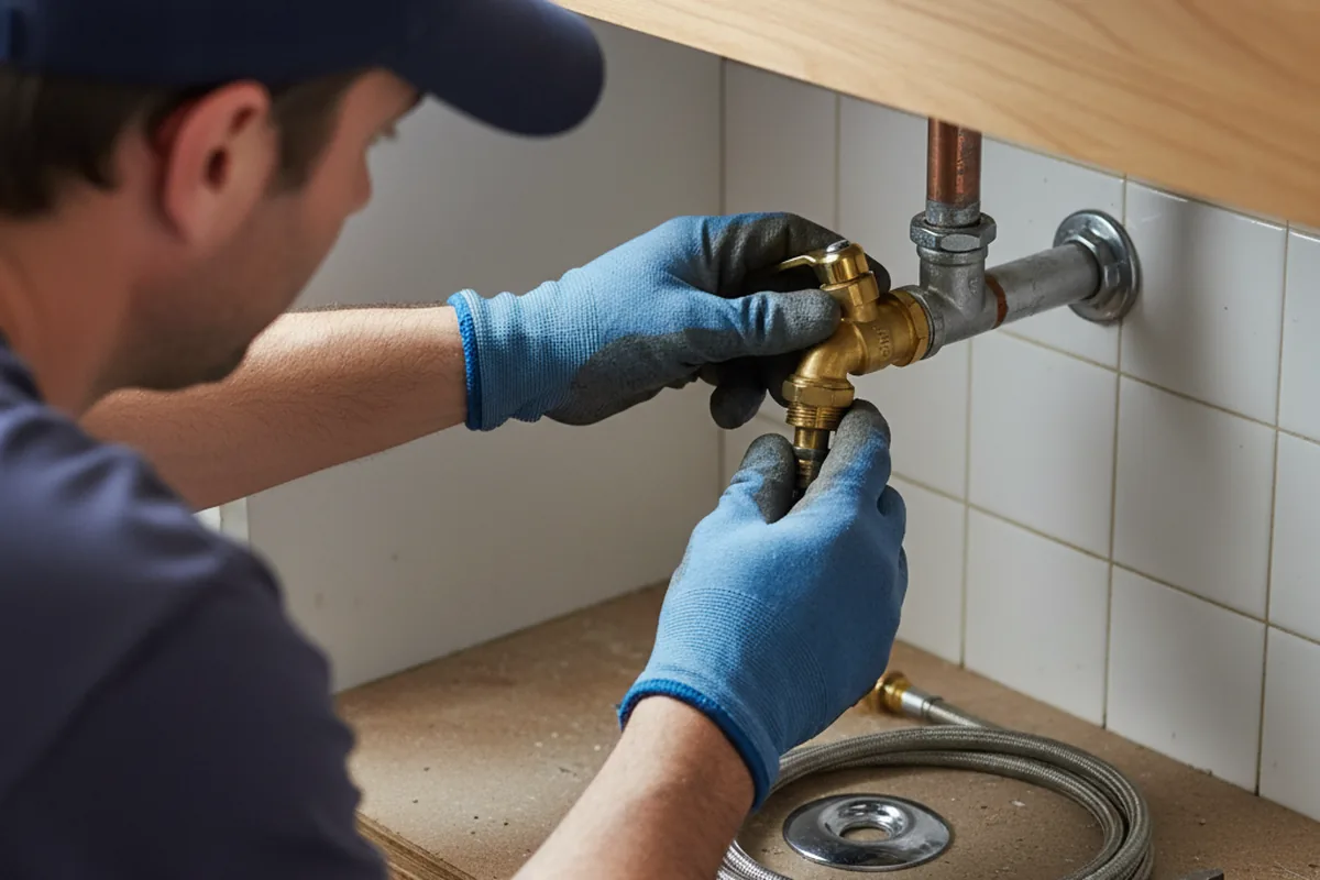 Shutoff valve and fitting work during Emergency Plumbing in Fort Hunter